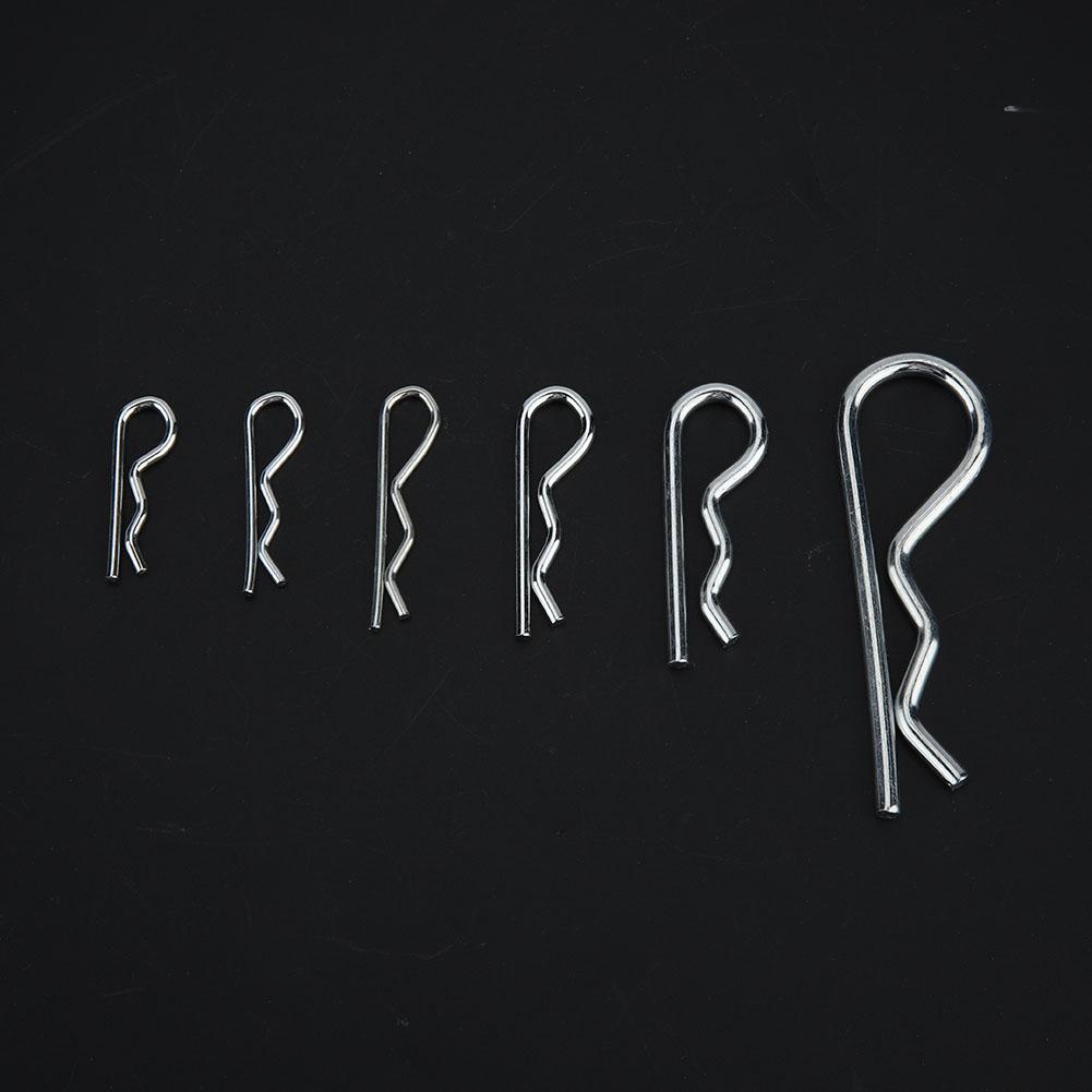 150 Pcs Carbon High Strength Steel R Type Wave Card Hairpin Latch Bolt Cotter Pin