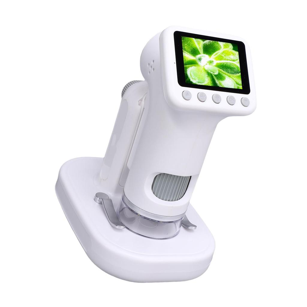 Kids Microscope 1600X Pocket Portable Mini Handheld Digital 1080P HD 2in Screen Rechargeable Student Edu Science Toy