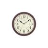 IQ-1021J-5JF Dark Brown Radio Controlled Wall Clock