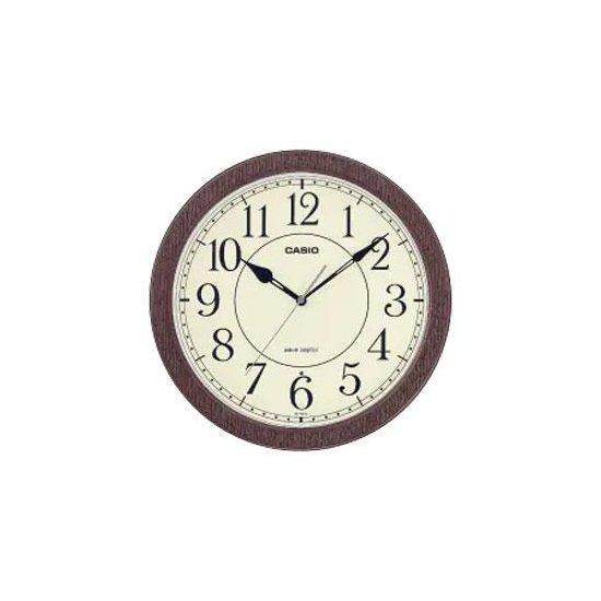 CASIO IQ-1021J-5JF Dark Brown Radio Controlled Wall Clock
