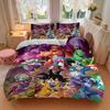 3pcs Dragon Ball Heroes Bedding Set Includes Quilt Cover and Pillowcases, Suitable for All Seasons H028