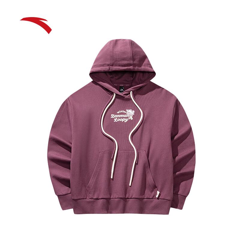 ANTA x ZANMANG LOOPY Women s Printed Hooded Pullover Sweatshirt L