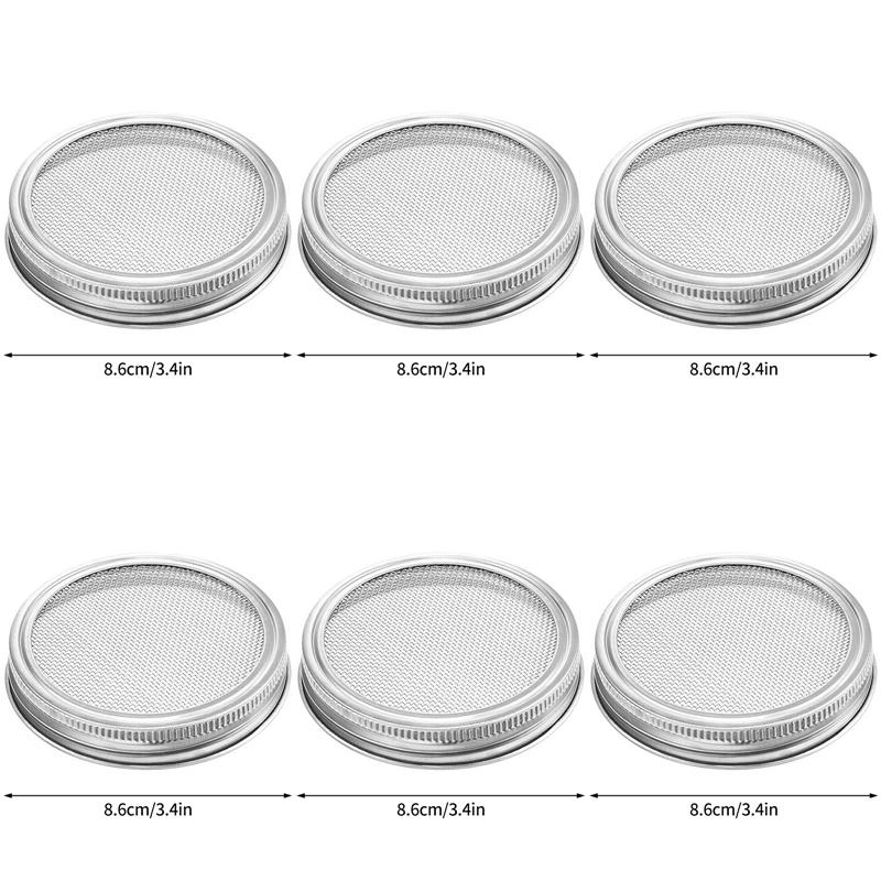 1/2/6Pcs 86Mm Bean Sprout Covers Seedling Cover Germination Filter Seedling Tray Plant Grow Accessories Gardening Supplies