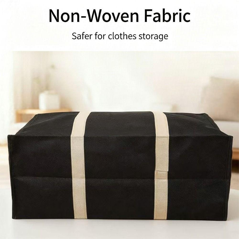 High Quality Extra Large Moving Luggage Bags 4 Sizes Waterproof Non-woven Fabric Cubes Black Laundry Shopping Bag