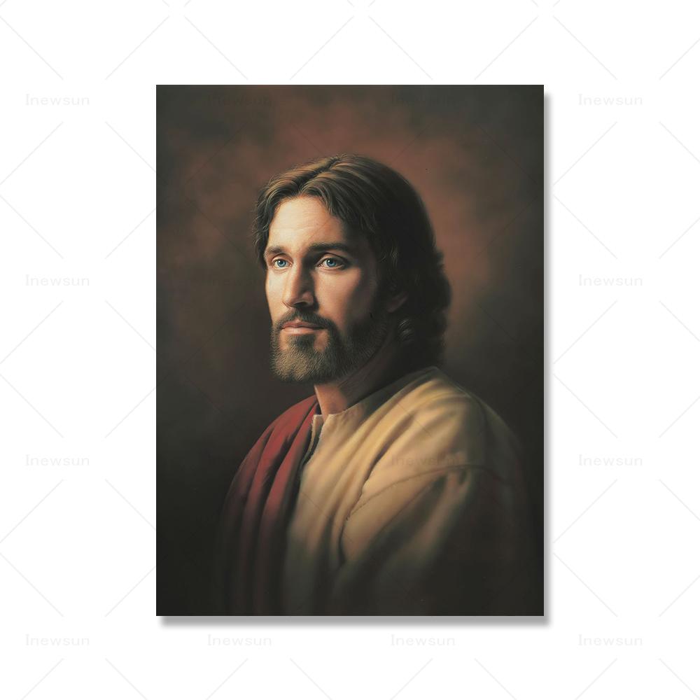 Christ Religious Belief Series Jesus Canvas Painting Poster Print Wall Art Pictures For Room Church Home Decoration Vintage