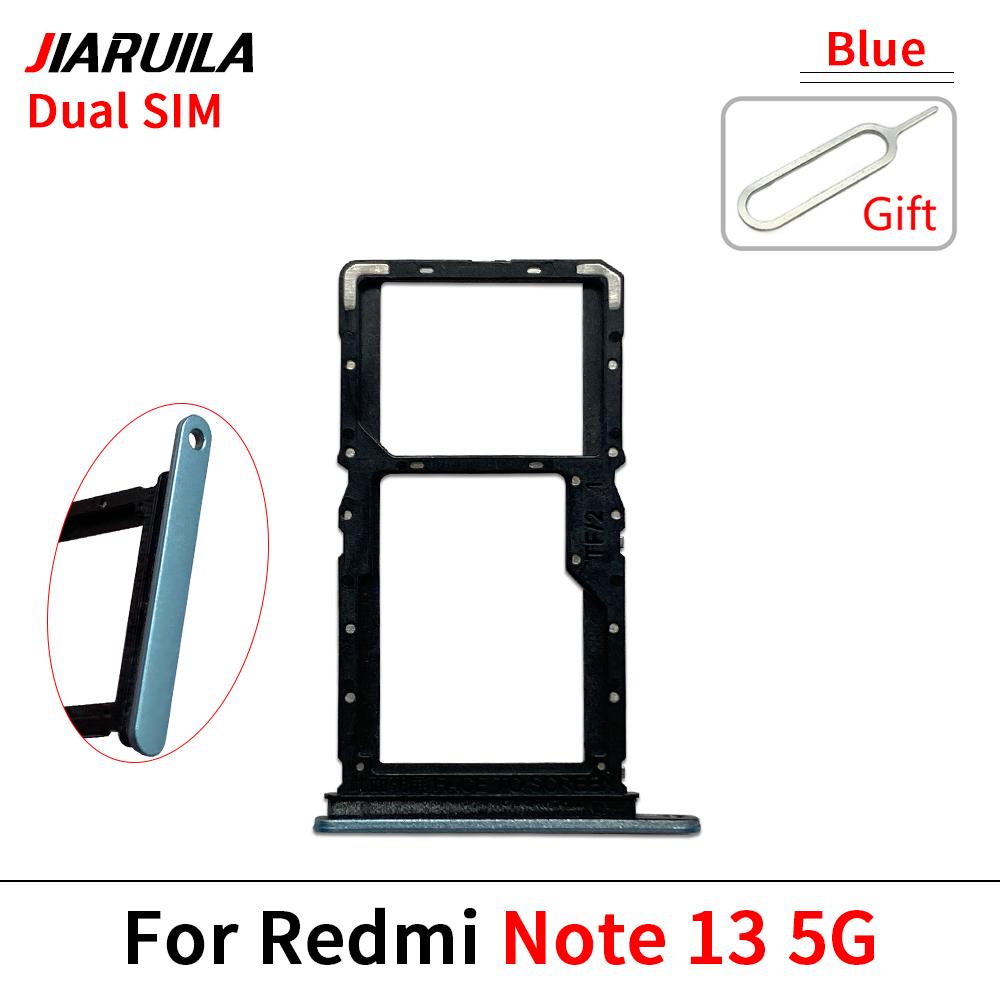 2 шт./лот Подходит для мобильного телефона Xiaomi Redmi Note 13 12 Pro 4G 5G Новый Боковой лоток для SIM-карты Держатель слота для чипа Карман
