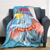 Dumbo'S Big Blue Dream Flannel Blanket Super Soft Warm Cozy Blanket For Sofa Bed Office Travel Allseason Home Decor Gift