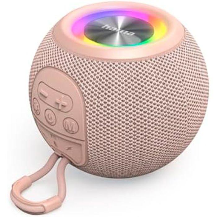 Bluetooth reproduktor - HAMA - Reproduktor ve tvaru koule - 5 W - Růžový - 10 hodin výdrže