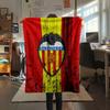 Valencia Club de Fútbol Flannel Blanket, High quality Comfortable for All Seasons, Home Decor, Warmth and Comfort