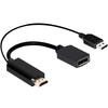 4K USB Powered HDMI-compatible Male To DP Display Port Female Converter Adapter Devices