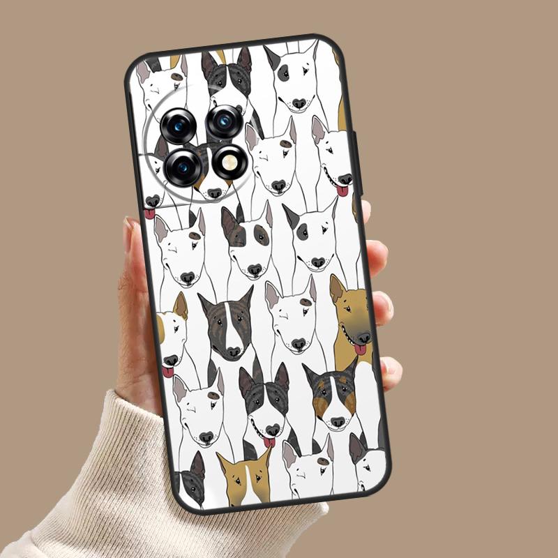 Bullterrier Bull Terrier Dog Case For OnePlus Nord 5 CE 4 3 Lite N20 N30 OnePlus 15 13 12 11 8 9 10 Pro 12R 13T 13R Cover