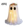 Halloween Dessert Station Ghost Candy Bowl Adjustable Height Large Holder Trick or Prop for Garden Treat Standing Storage Dish Porch Lawn