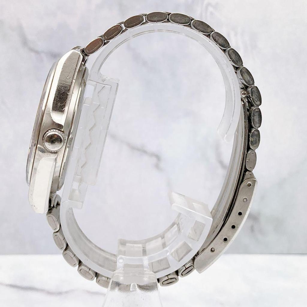 Working condition SEIKO SilverWave Vintage Watch 1980 Stainless Steel Silver Vintage Date Silver Wave Men's