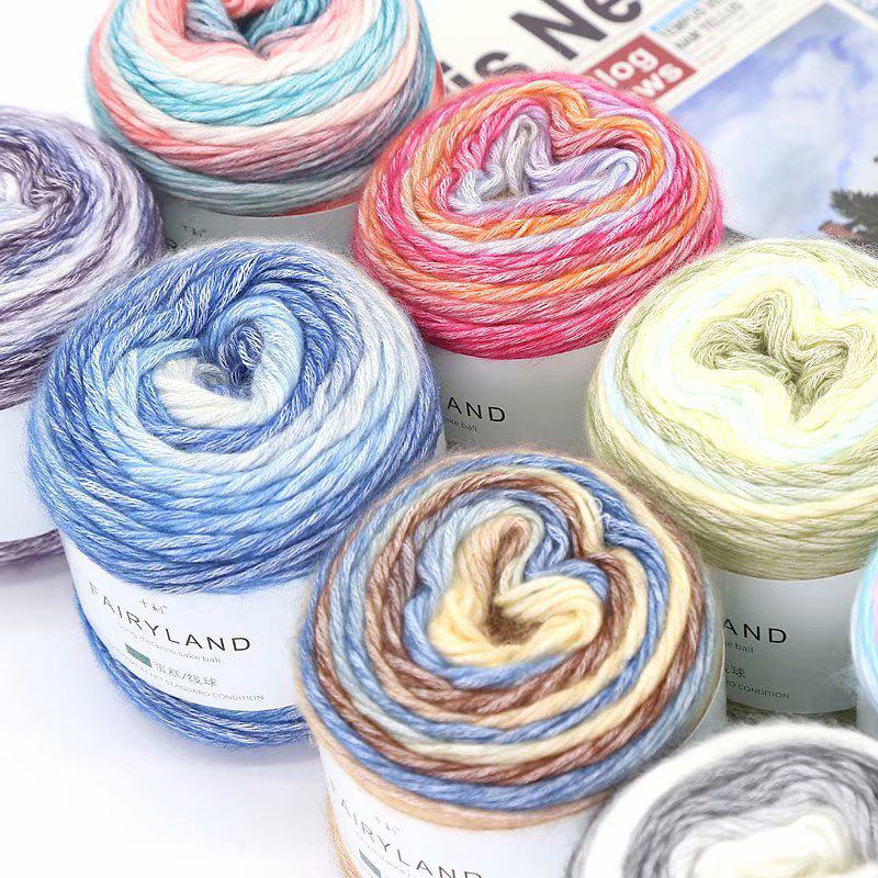 Ten Moments Soft Gradient Wool Yarn for Sweaters, Hats, Shawls & Scarves