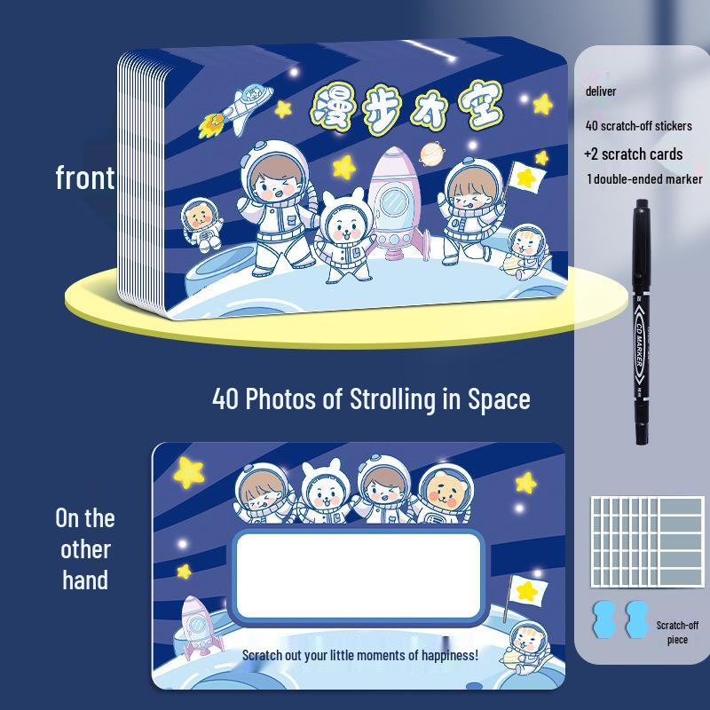 Interactive Lucky Scratch-off Cards for Elementary and Kindergarten Students
