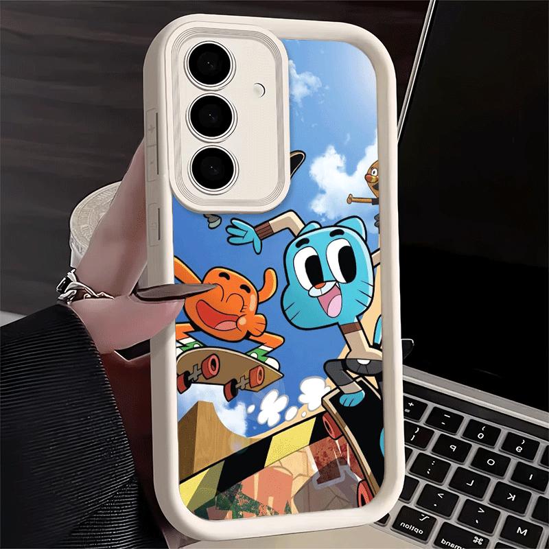 Phone Case for Samsung Galaxy S26 S25 Ultra S24 FE A-Amazings G-Gumballs Shell S23 Plus S22 + S21 S20 5G Soft Silicone Funda