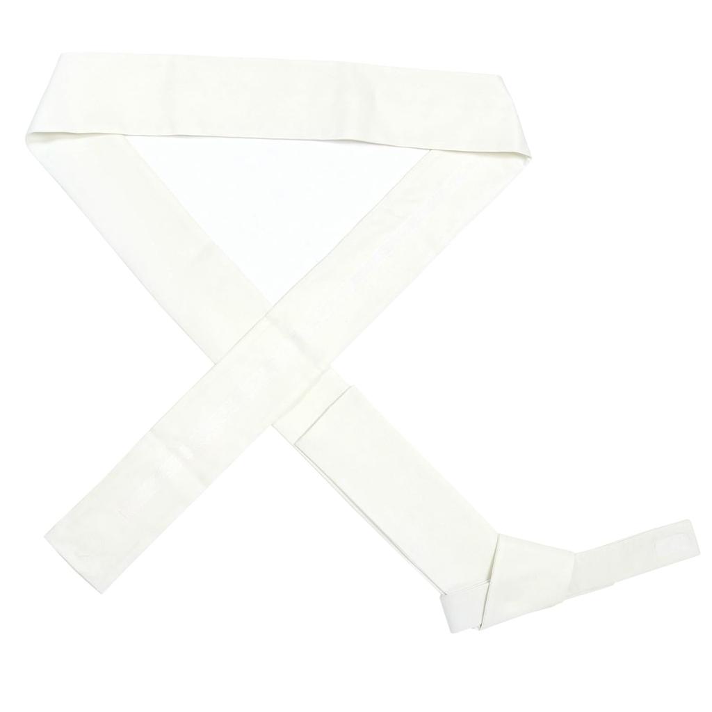 Plain Obi for Yukata and Kimono for Men [KYOETSU] One-touch (white)