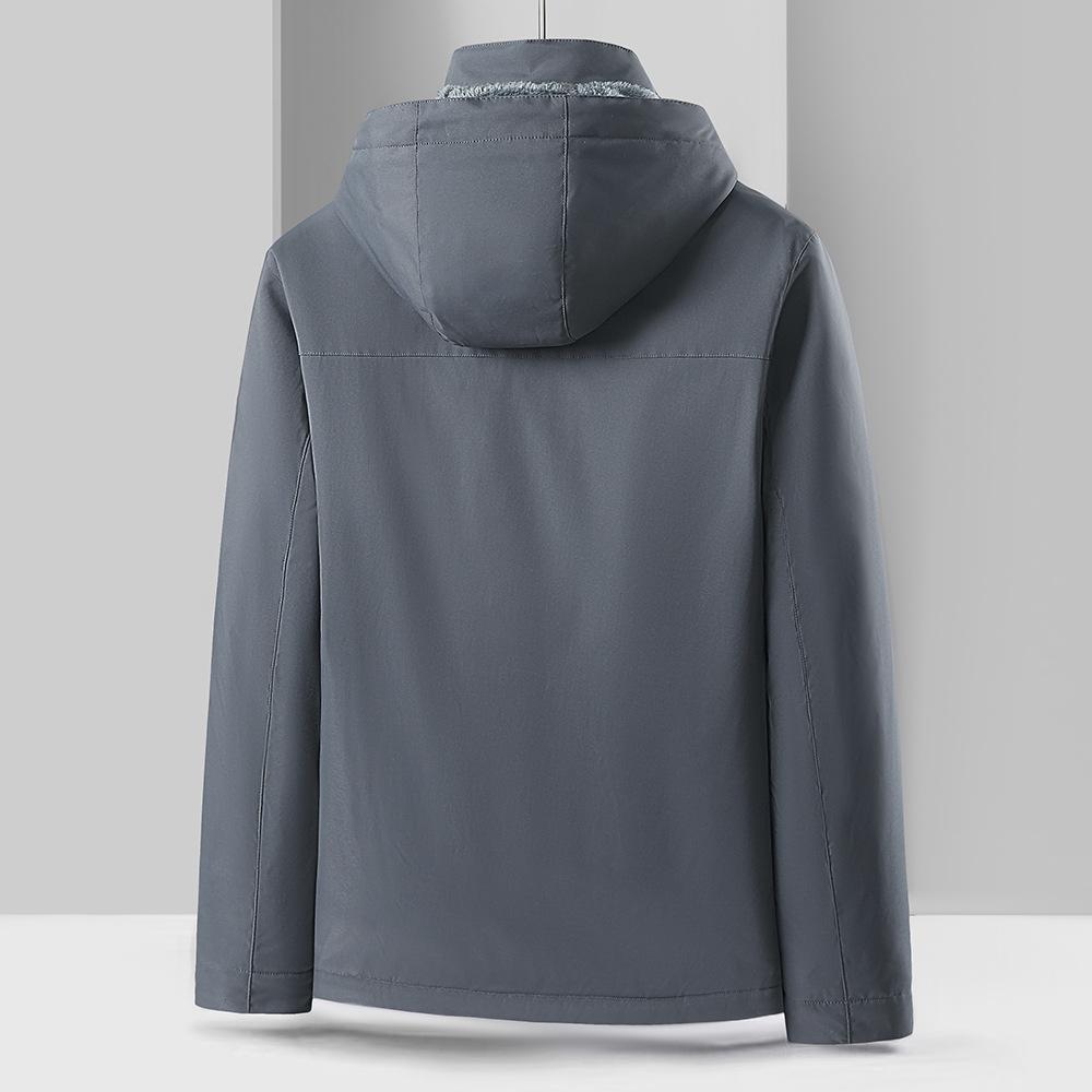 Winter New Cotton-padded Men's Padded Leisure Cotton-padded Jacket Men's Jacket Windproof and Waterproof Plus Size Coat.