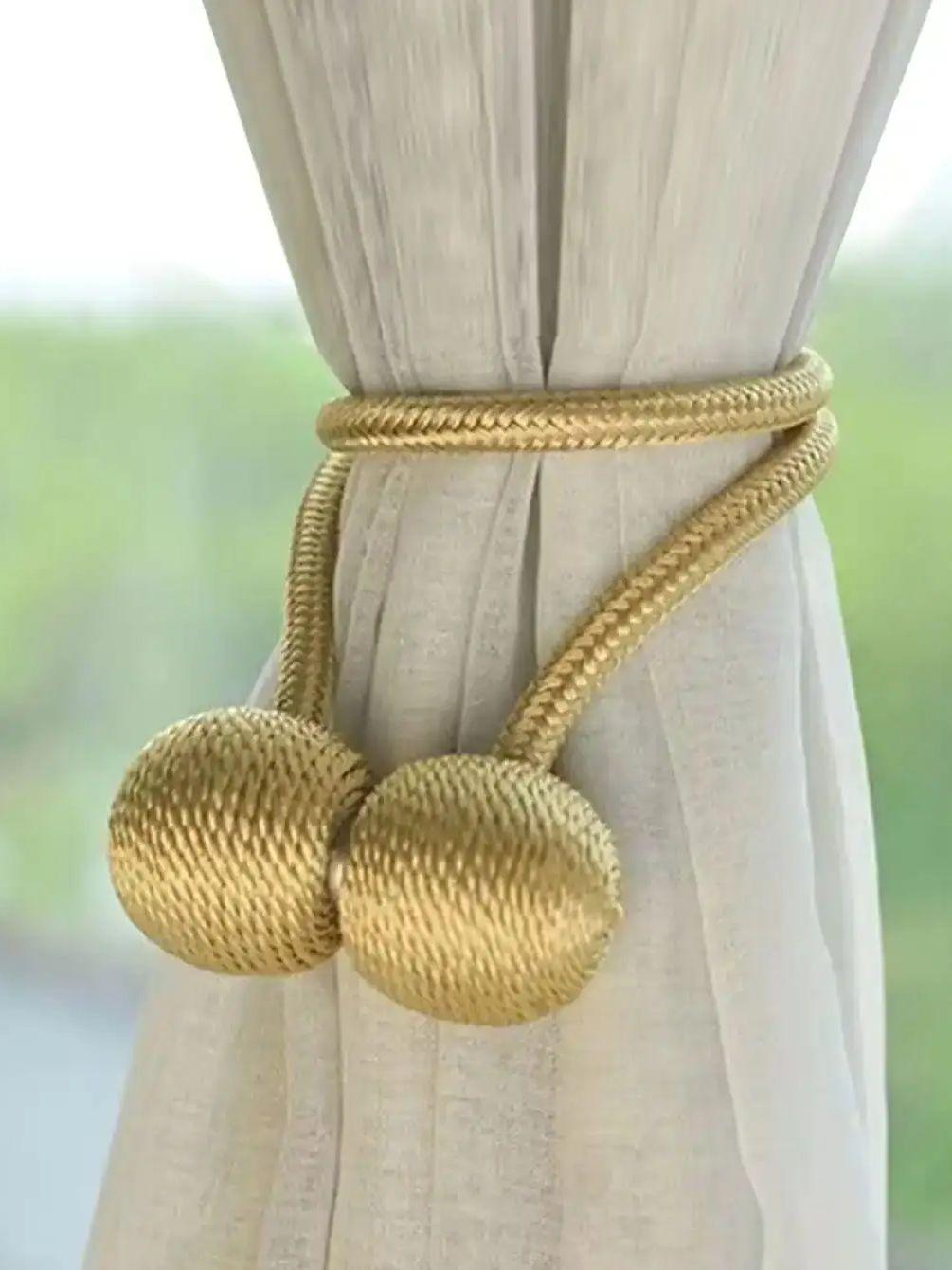 

Gold magnetic buckle compilation tiebacks for bedroom curtains fixed bondage tiebacks living room See below for size descriptions&Magnets золотий