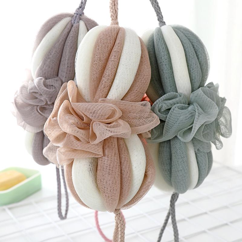 2734 Bath Flower Ball - Non-Dispersing Foaming Bath Towel for Girls