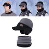 Knitted Winter Hat And Neck Warmer Set With Fleece Lining For Men Outdoor Cold Weather