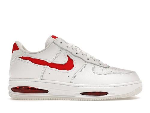 Nike Air Force 1 EVO Low White University Red - HF3630-100