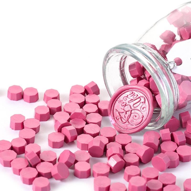  150pcs Octagonal Wax Seal Stamps Scrapbook Material Sealing Wax DIY Craft Decoration Birthday Wedding Stamp