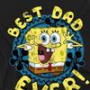 SpongeBob Schwammkopf Unisex Erwachsenen Best Dad Ever Vatertags-T-Shirt