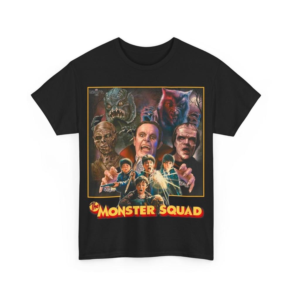 Monster Squad Movie Fitted T shirt Unisex Heavy Cotton Tee Unisex T-Shirt XL