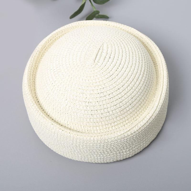 2026 New Summer Straw Beret Sun Hats Retro Artistic Painter Breathable Straw Hat Fashion Women Circle Concave