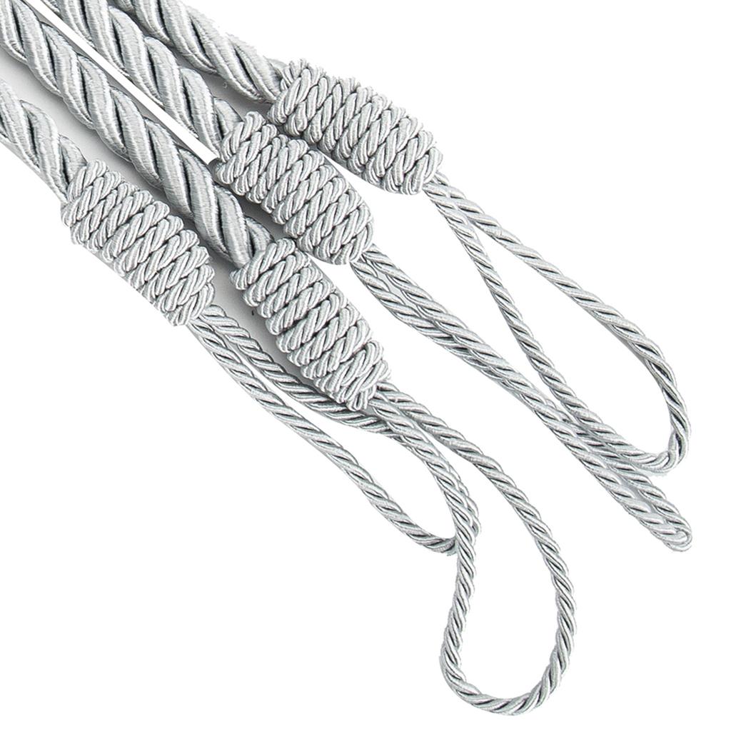 2Pcs Curtain Rope Buckle Large Rope Cotton Curtain Drape Tie Backs Holdbacks Tieback Home Decoration Curtain Accessory