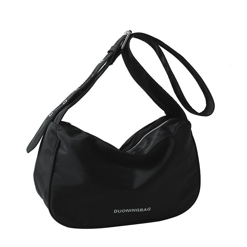 Fashionable Nylon Large Capacity Bag For Women In Black Orange Fuchsia Green For Spring Summer