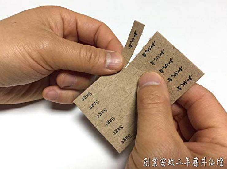 Washi Incense [Geranium] Made In Awaji Island, Washikou Paper Incense, Incense Sticks, 6 Pieces X 4 Sheets, Fujii Butsudan, Founded In 1859