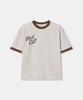 Diaendeukweseucheon Shut Off Print T-Shirt / Oatmeal