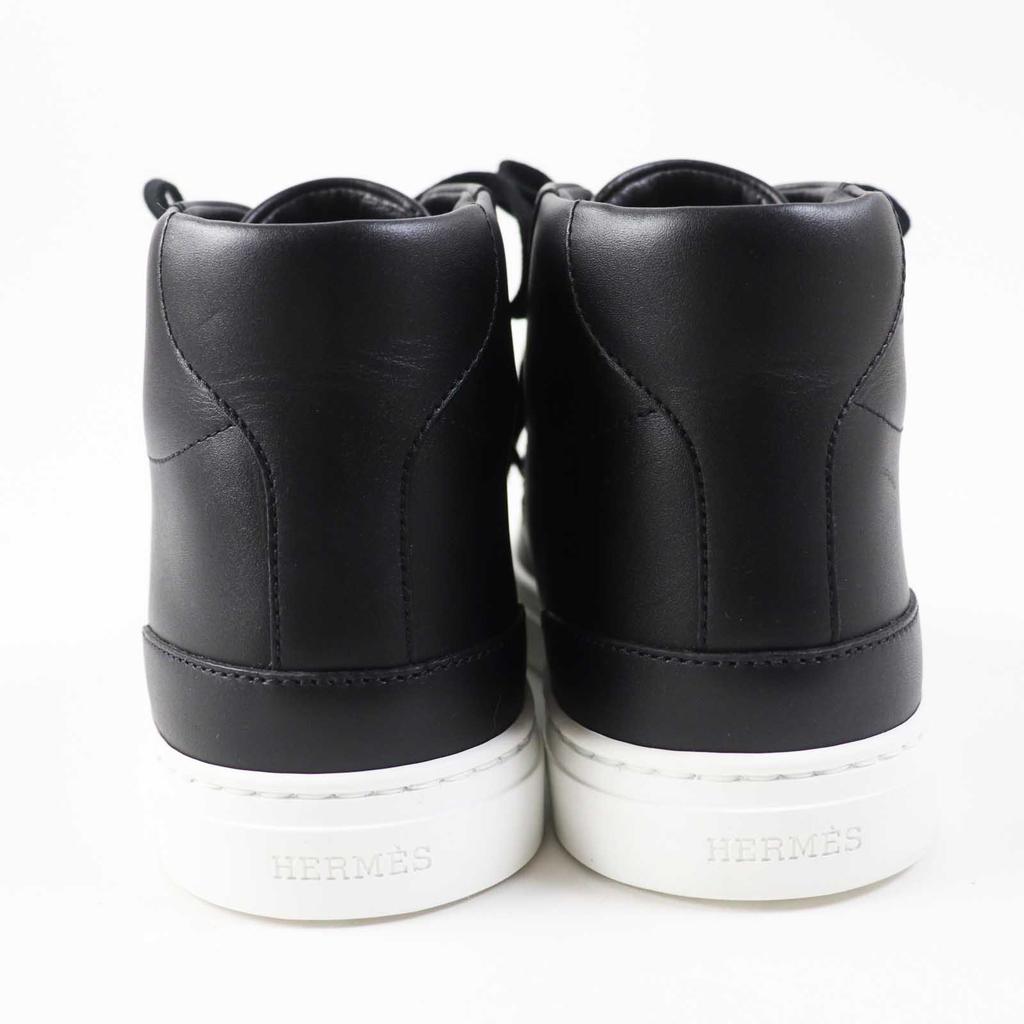 Excellent HERMES High cut sneakers Daydream black leather Women 36 RG222183Z Used