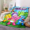 1pc Care Bears Unlock Magic Flannel Blanket for Super Soft Cute Comfort Blanket for Travel Bedding Couch Sofa Blanket Y73033