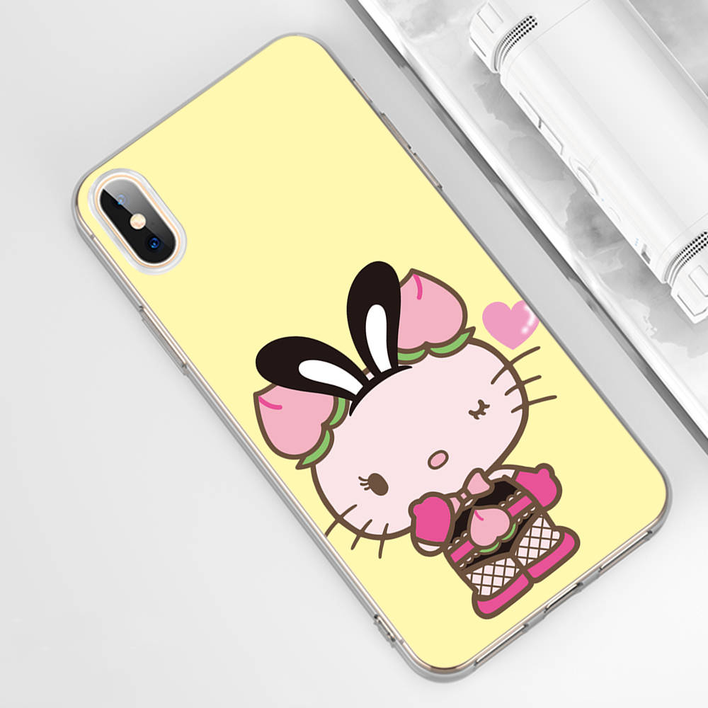 KT69 Kitty Friends Case for Samsung A04 A14 A23 A34 A54 M23 M33 M52 M53 Realme 10 9 C30S C35 C55 VIVO Y02S Y21 Y33S Y51 X80 Pro Clear Cover