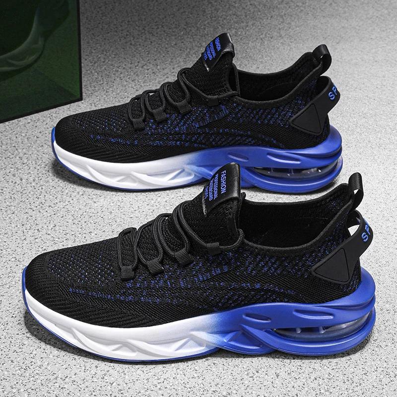MAEDEF Walking Shoes Mens Lightweight Air Cushion Comfortable Causal Shoes Non Slip Breathable Mesh Sport Shoes for Men