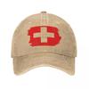 SwitzerlandCap Cowboy Hat New Hat Thermal Visor Hood Baseball Cap Golf Hat Women Unisex's