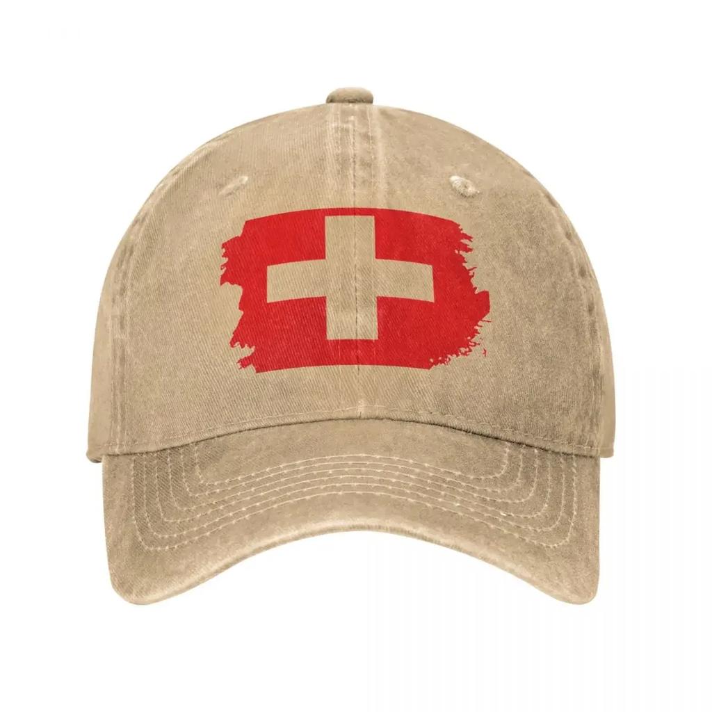 SwitzerlandCap Cowboy Hat New Hat Thermal Visor Hood Baseball Cap Golf Hat Women Unisex's