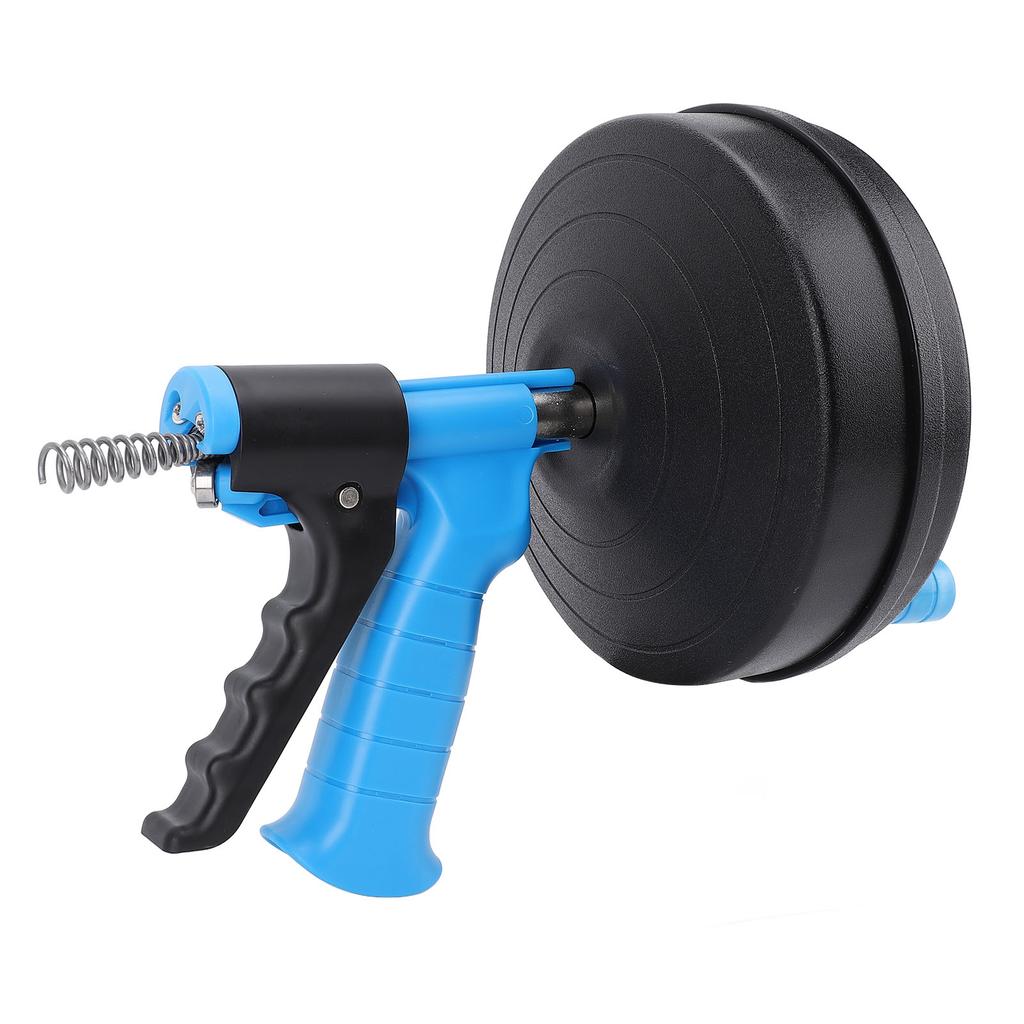 Drain Cleaning Machine 65 Manganese Steel Spring Flexible 2 Modes Plumbing Snake for 50-75mm Pipe