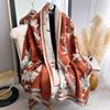 Women Thicken Luxury Winter Paisley Two-Sided Cashmere Jacquard Scarves High Quality Wrap Shawl Ladies Wool Pashmina Scarf