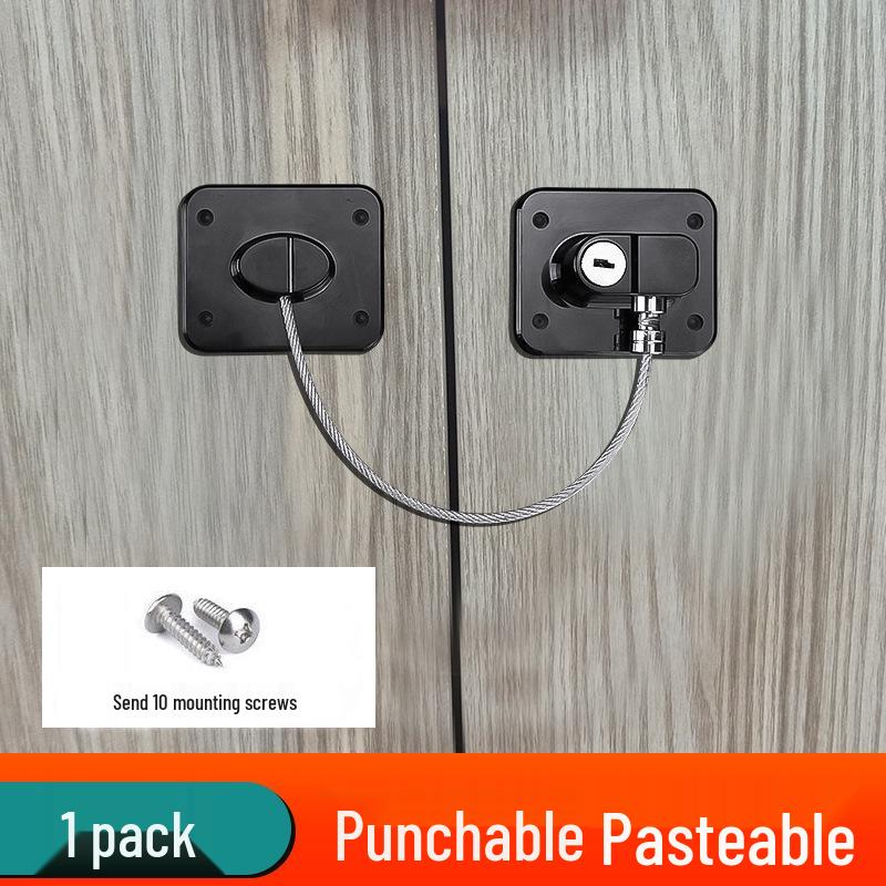 Child Safety Multi-Purpose Lock for Cabinets, Doors, Windows, and Refrigerators