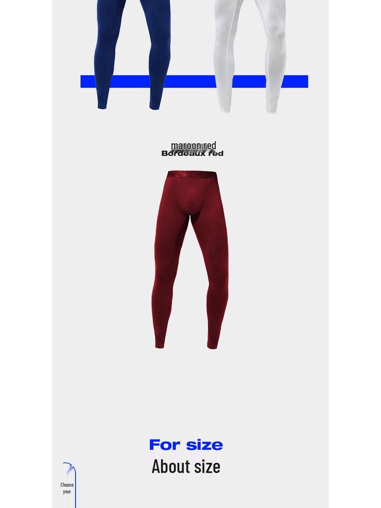 Leggings de toamnă antibacterieni tip glonț pentru bărbați cu căldură în zona inghinală interioară