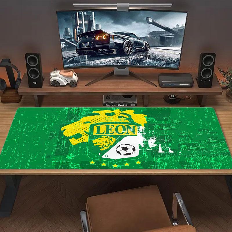 Leon Youth FC Mouse Pad, Large Gaming Desk Mat, Non-slip XXL Mousepad for Laptop & Tablet, Mini PC Playmat with Stitched Edges
