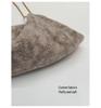 Plüsch-Ketten-Schultertasche im koreanischen Stil, mehrfarbig, großes Fassungsvermögen, Damen-Mode Nischendesign Handtasche.