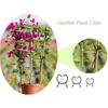 10pcs Heavy Duty Garden Clips Plant Support Clips Plastic Plant Ties for Stem Fixing Garden Supplies