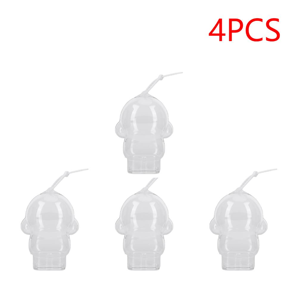 Transparent Protective Case for Skull Panda Winter Movement for SP Doll Portable Cable Organizer Box Storage Case Display Bag