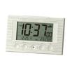 RHYTHM Alarm Clock Radio-Controlled Thermometer Hygrometer Fit Wave Smart Wood Grain (White) 7.7125.4cm 8RZ166BZ03