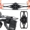 Silicone Bike Phone Mount Bicycle Smartphone Holder Anti Slip Cell Phone Handlebar Mount for Bicycle Motorcycle Scooter